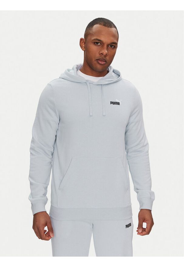 Puma Bluza Ess 684719 Błękitny Regular Fit. Kolor: niebieski. Materiał: bawełna