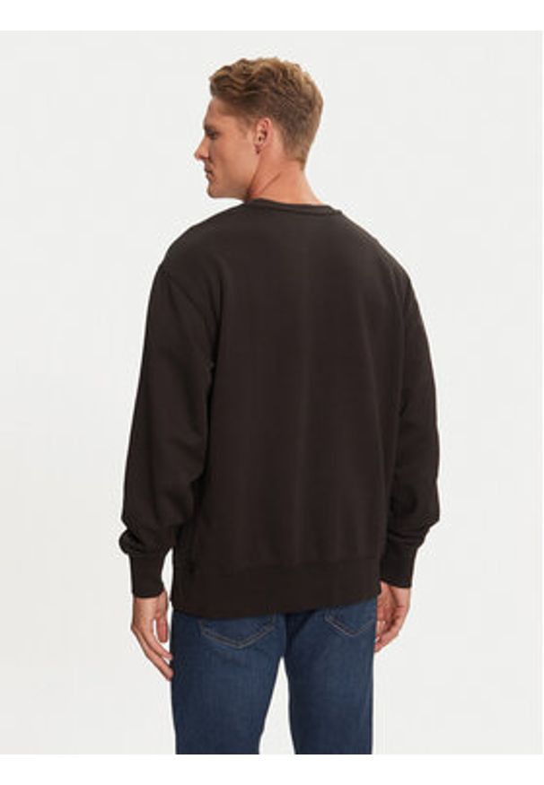 Levi's® Bluza Authentic A9244-0000 Czarny Relaxed Fit. Kolor: czarny. Materiał: bawełna