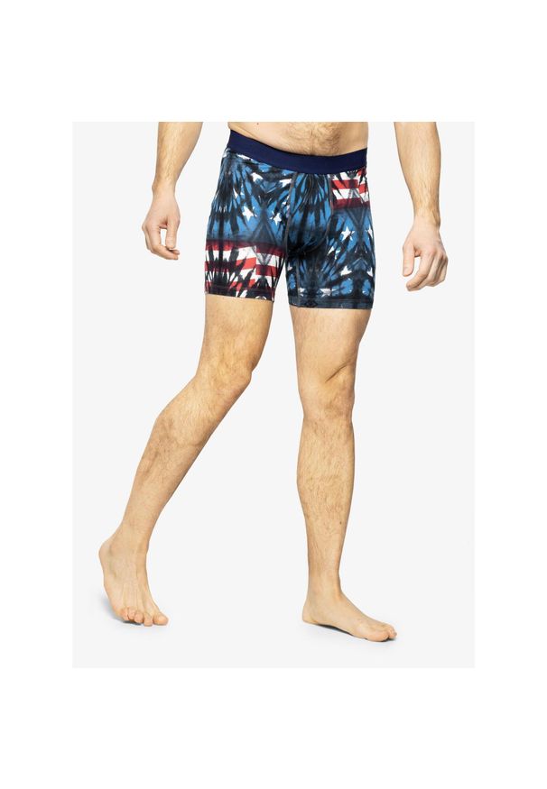 Bokserki termoaktywne Stance Banner Boxer Brief - blue M. Kolor: niebieski. Sport: turystyka piesza