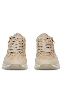 Rieker Sneakersy N4316-62 Beżowy. Kolor: beżowy. Materiał: materiał #6