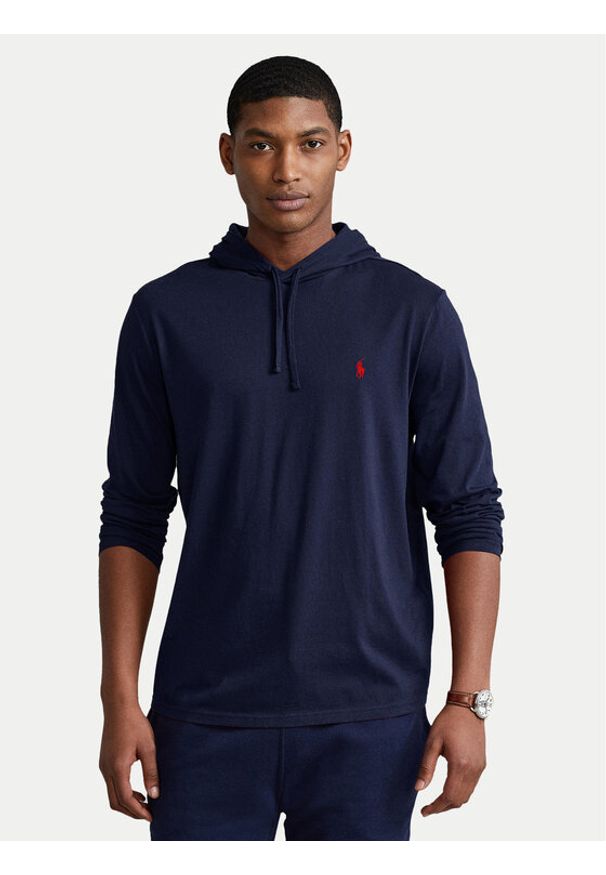 Polo Ralph Lauren Longsleeve 710847203013 Granatowy Regular Fit. Typ kołnierza: polo. Kolor: niebieski. Materiał: bawełna. Długość rękawa: długi rękaw