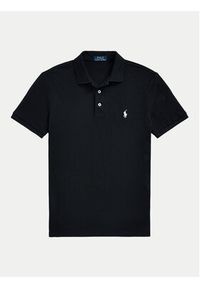 Polo Ralph Lauren Polo 710941439001 Czarny Custom Slim Fit. Typ kołnierza: polo. Kolor: czarny. Materiał: bawełna #2