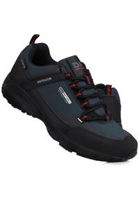 Buty męskie trekkingowe DK PREDATOR. Kolor: czerwony, wielokolorowy, niebieski, czarny