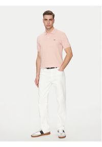 Lacoste Polo L1264 Różowy Classic Fit. Typ kołnierza: polo. Kolor: różowy. Materiał: bawełna #3