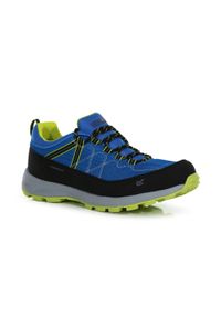 Regatta - Męskie buty trekkingowe Samaris Lite Low niebieskie. Kolor: zielony. Materiał: poliester. Sport: turystyka piesza #1