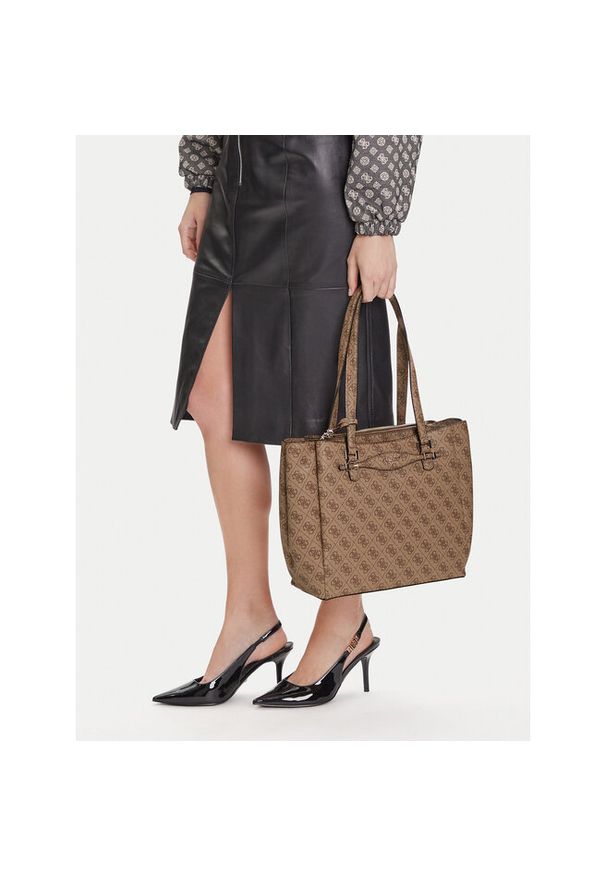 Torebka Guess. Kolor: brązowy