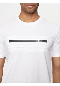 BOSS - Boss T-Shirt Tee 4 50513010 Biały Regular Fit. Kolor: biały. Materiał: bawełna #4