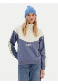 Roxy Bluza ERJFT04860 Niebieski Relaxed Fit. Kolor: niebieski. Materiał: bawełna #1