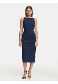 French Connection Sukienka jeansowa 719C7 Niebieski Regular Fit. Kolor: niebieski. Materiał: bawełna #1