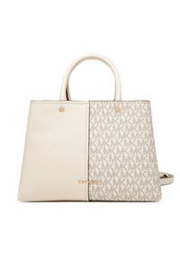 MICHAEL Michael Kors Torebka Flora 30T5GFFS2B Beżowy. Kolor: beżowy. Materiał: skórzane #3