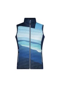 Damska kamizelka hybrydowa CMP. Kolor: niebieski. Sport: turystyka piesza #1