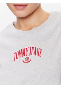 Tommy Jeans T-Shirt Varsity Prep DW0DW15439 Szary Oversize. Kolor: szary. Materiał: bawełna #4