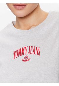 Tommy Jeans T-Shirt Varsity Prep DW0DW15439 Szary Oversize. Kolor: szary. Materiał: bawełna