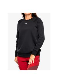 Bluza damska bez kaptura Under Armour Rival Fleece Crew. Typ kołnierza: bez kaptura. Kolor: czarny