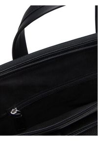 TOMMY HILFIGER - Tommy Hilfiger Torba na laptopa Th Central Computer Bag AM0AM13203 Czarny. Kolor: czarny. Materiał: skóra #5