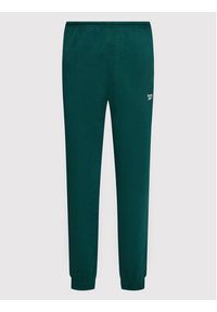 Reebok Spodnie dresowe Classics French Terry HH9745 Zielony Loose Fit. Kolor: zielony. Materiał: bawełna #2