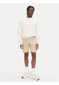 Tommy Jeans Szorty materiałowe Scanton DM0DM21950 Beżowy Slim Fit. Kolor: beżowy. Materiał: bawełna #4