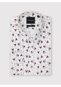 Pako Lorente - PAKO LORENTE – Koszula męska we wzór. Materiał: bawełna, elastan. Długość rękawa: długi rękaw. Długość: długie #9