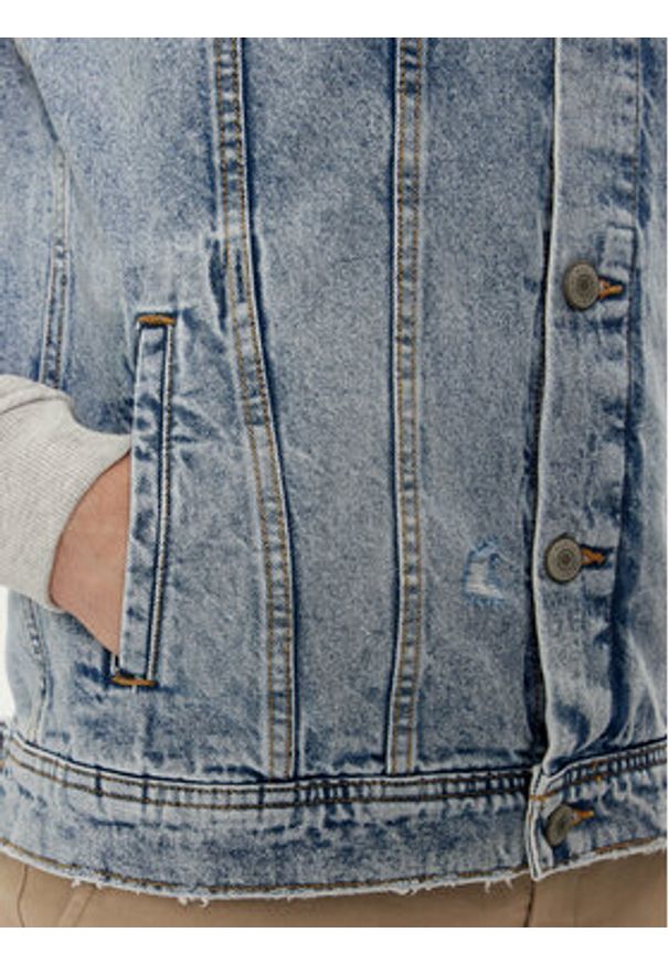 Jack & Jones - Jack&Jones Kurtka jeansowa Jean 12249233 Niebieski Regular Fit. Kolor: niebieski. Materiał: bawełna