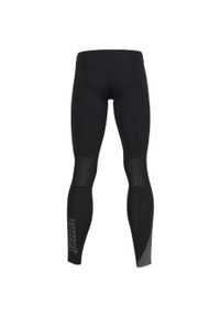 Legginsy do biegania męskie Joma Running Night Long Tights. Kolor: czarny. Sport: bieganie