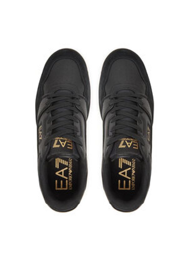 EA7 Emporio Armani Sneakersy X8X187 XK402 M701 Czarny. Kolor: czarny. Materiał: skóra