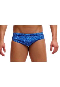 FUNKY TRUNKS - Kąpielówki męskie Funky Trunks Pebble Beach - slipy. Kolor: niebieski #1