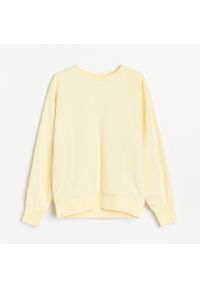 Reserved - Bluza z bawełny organicznej - Żółty. Kolor: żółty. Materiał: bawełna #1