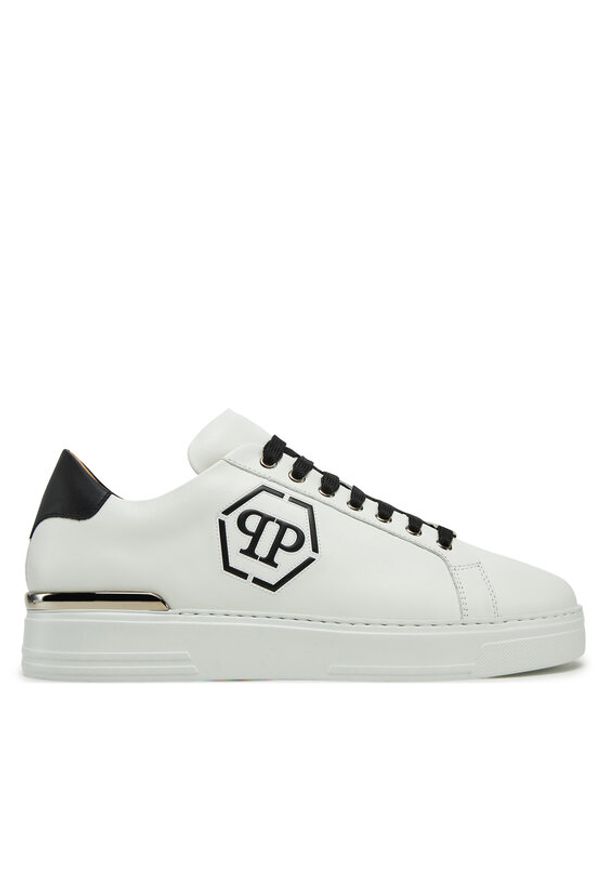 Philipp Plein - PHILIPP PLEIN Sneakersy SAES USC0692 PLE075 Czarny. Kolor: czarny. Materiał: skóra