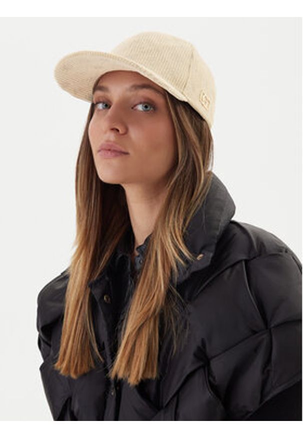 Guess Czapka z daszkiem AW5391 POL01 Beżowy. Kolor: beżowy. Materiał: bawełna