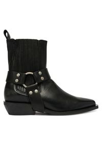 Replay - REPLAY Sztyblety GWN99.000.C0003L Czarny. Kolor: czarny. Materiał: skóra #1