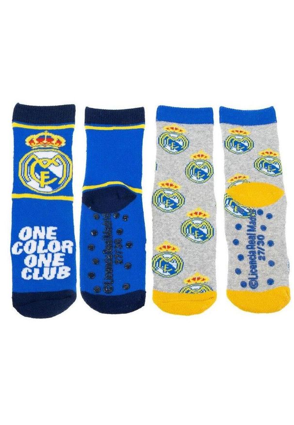 Real Madrid - Real Madryt skarpetki antypoślizgowe zimowe 2-pack wielokolorowe. Kolor: wielokolorowy. Sport: piłka nożna