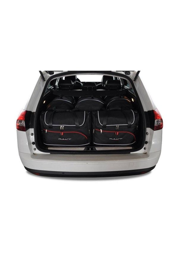 KJUST - Torby Do Bagażnika Citroen C5 Tourer 2008-2017 5Szt Kjust. Kolor: czarny. Styl: sportowy