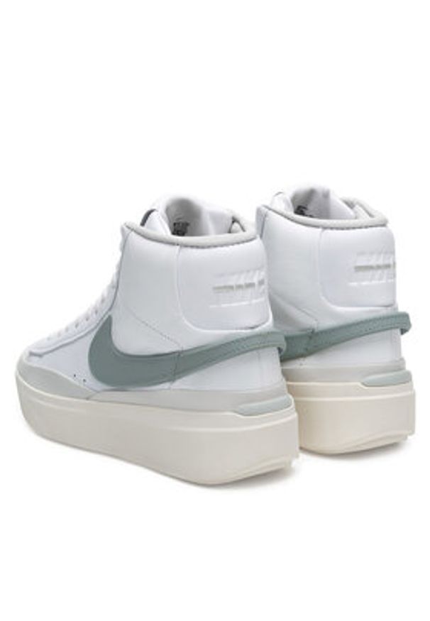 Nike Sneakersy DX5800-101-M Biały. Kolor: biały. Materiał: skóra