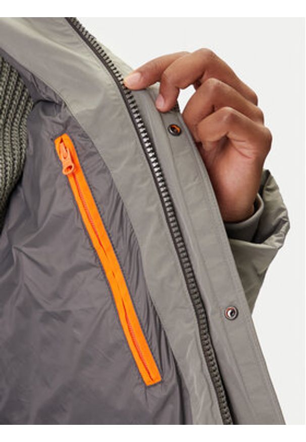 Parajumpers Kurtka puchowa Harraskeet 25WMPMPUHF03 Beżowy Regular Fit. Kolor: beżowy. Materiał: syntetyk