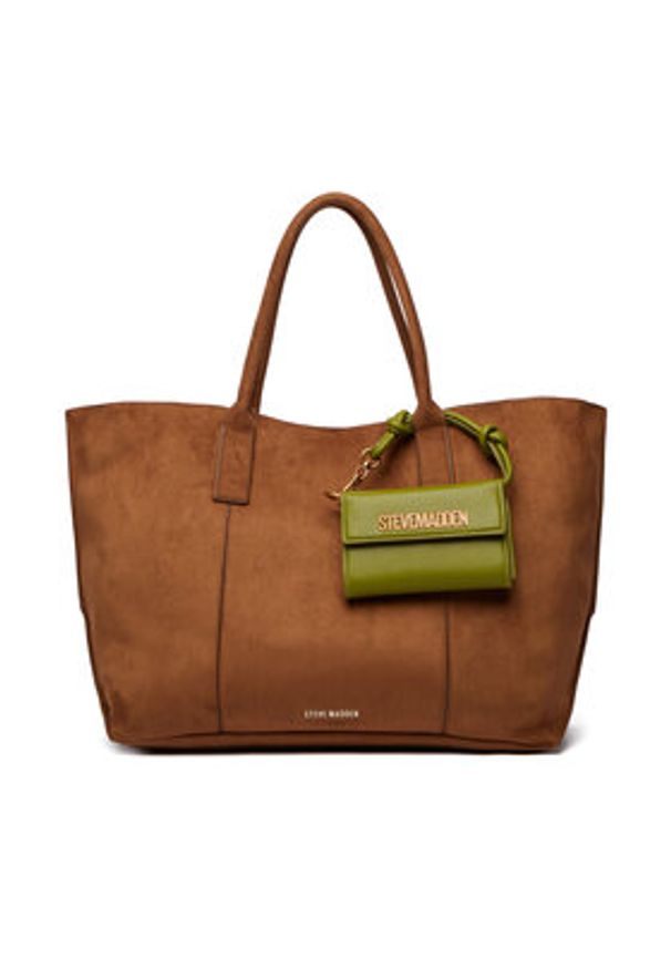 Steve Madden Torebka Bantonia 13002291 Brązowy. Kolor: brązowy. Materiał: skórzane