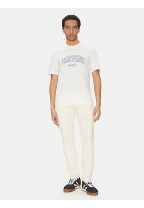 Jack & Jones - Jack&Jones T-Shirt Detroit 12268441 Biały Relaxed Fit. Kolor: biały. Materiał: bawełna