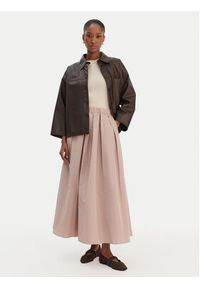 Weekend Max Mara Spódnica trapezowa Curvato 2615101051 Różowy Regular Fit. Kolor: różowy. Materiał: bawełna #2