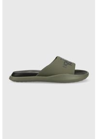 The North Face klapki skórzane TRIARCH SLIDE męskie kolor zielony. Kolor: zielony. Materiał: skóra #1