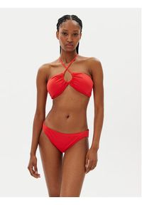 MICHAEL Michael Kors Góra od bikini MM7M327 Czerwony. Kolor: czerwony. Materiał: syntetyk