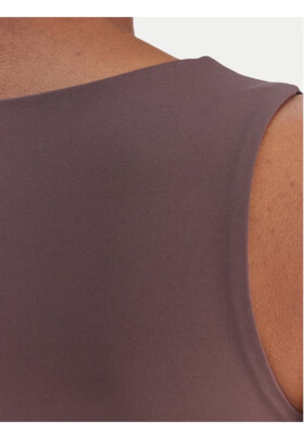 Marella Top Tiglio 2615941051 Brązowy Slim Fit. Kolor: brązowy. Materiał: syntetyk