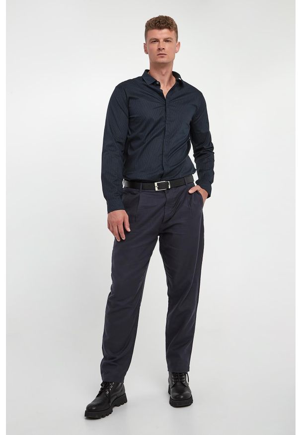 Armani Exchange - Koszula męska ze wzorem ARMANI EXCHANGE