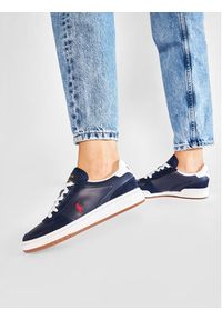 Polo Ralph Lauren Sneakersy Polo Crt Pp 809834463003 Granatowy. Kolor: niebieski. Materiał: skóra