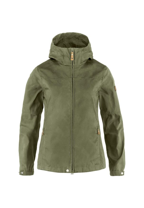 Fjällräven - Kurtka uniwersalna damska Fjallraven Stina. Typ kołnierza: kaptur. Kolor: zielony. Materiał: syntetyk