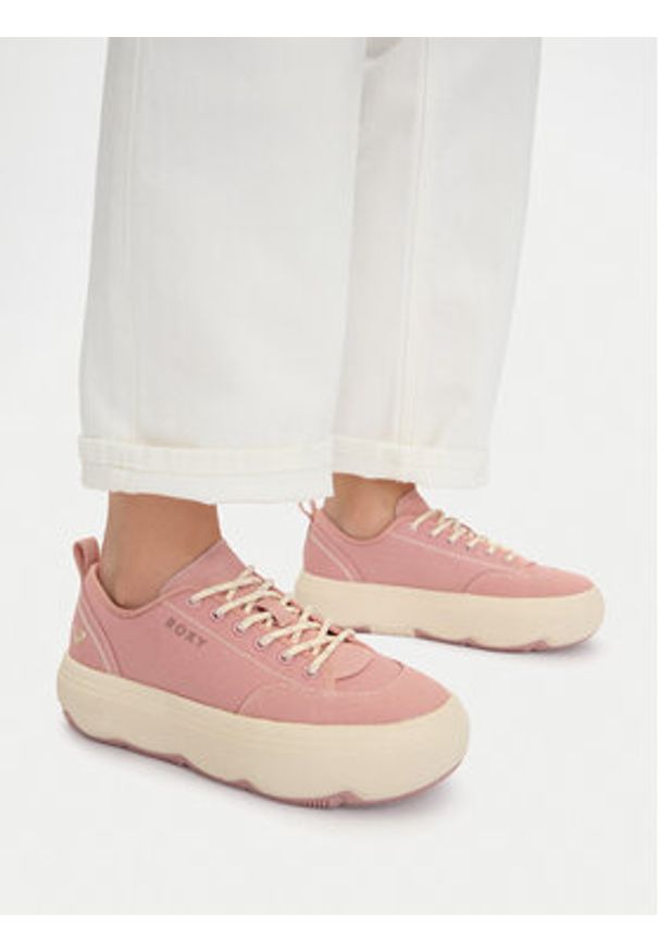 Roxy Sneakersy CEOB-V12-1222 Różowy. Kolor: różowy. Materiał: materiał