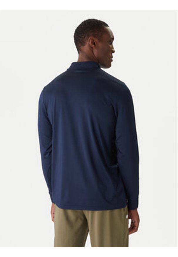 Lacoste Polo DH2615 Granatowy Regular Fit. Typ kołnierza: polo. Kolor: niebieski. Materiał: syntetyk