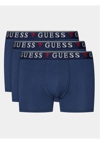 Guess Komplet 3 par bokserek U97G01 KCD31 Granatowy. Kolor: niebieski. Materiał: bawełna