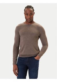 JOOP! Sweter 17 JK-01Denny 30032601 Brązowy Modern Fit. Kolor: brązowy. Materiał: wełna #1