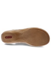 Beżowe Sandały Rieker Wygodne Obuwie Damskie. Okazja: na co dzień. Zapięcie: rzepy. Kolor: beżowy. Sezon: lato. Styl: casual, elegancki #3