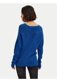 Vero Moda Sweter Crewlefile 10233357 Niebieski Loose Fit. Kolor: niebieski. Materiał: syntetyk #3