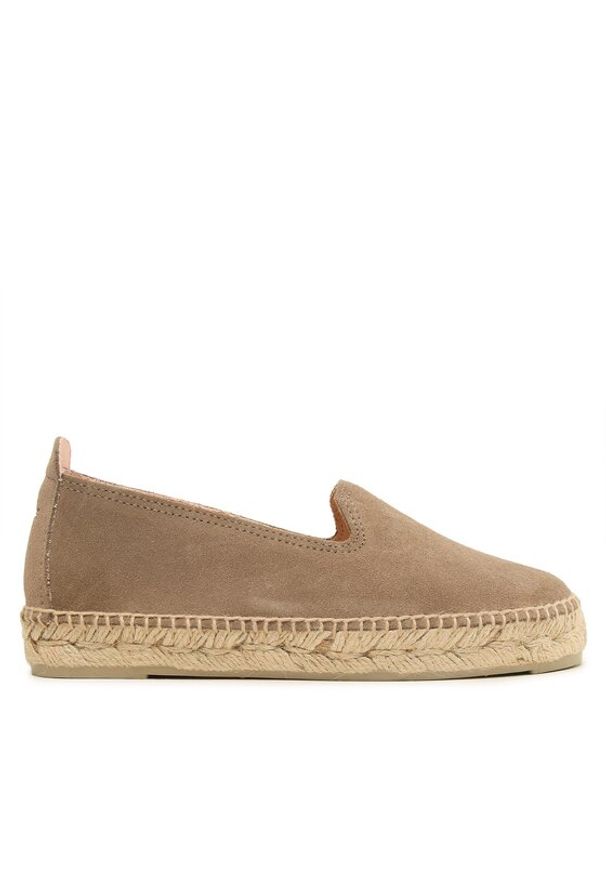 Manebi Espadryle Suede Flat Espadrilles K 1.9 N0 Brązowy. Kolor: brązowy. Materiał: zamsz, skóra